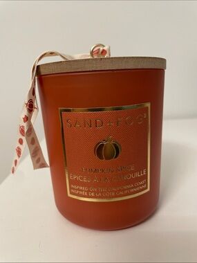 NWT SAND + FOG Pumpkin Spice Scented Candle - 10 OZ